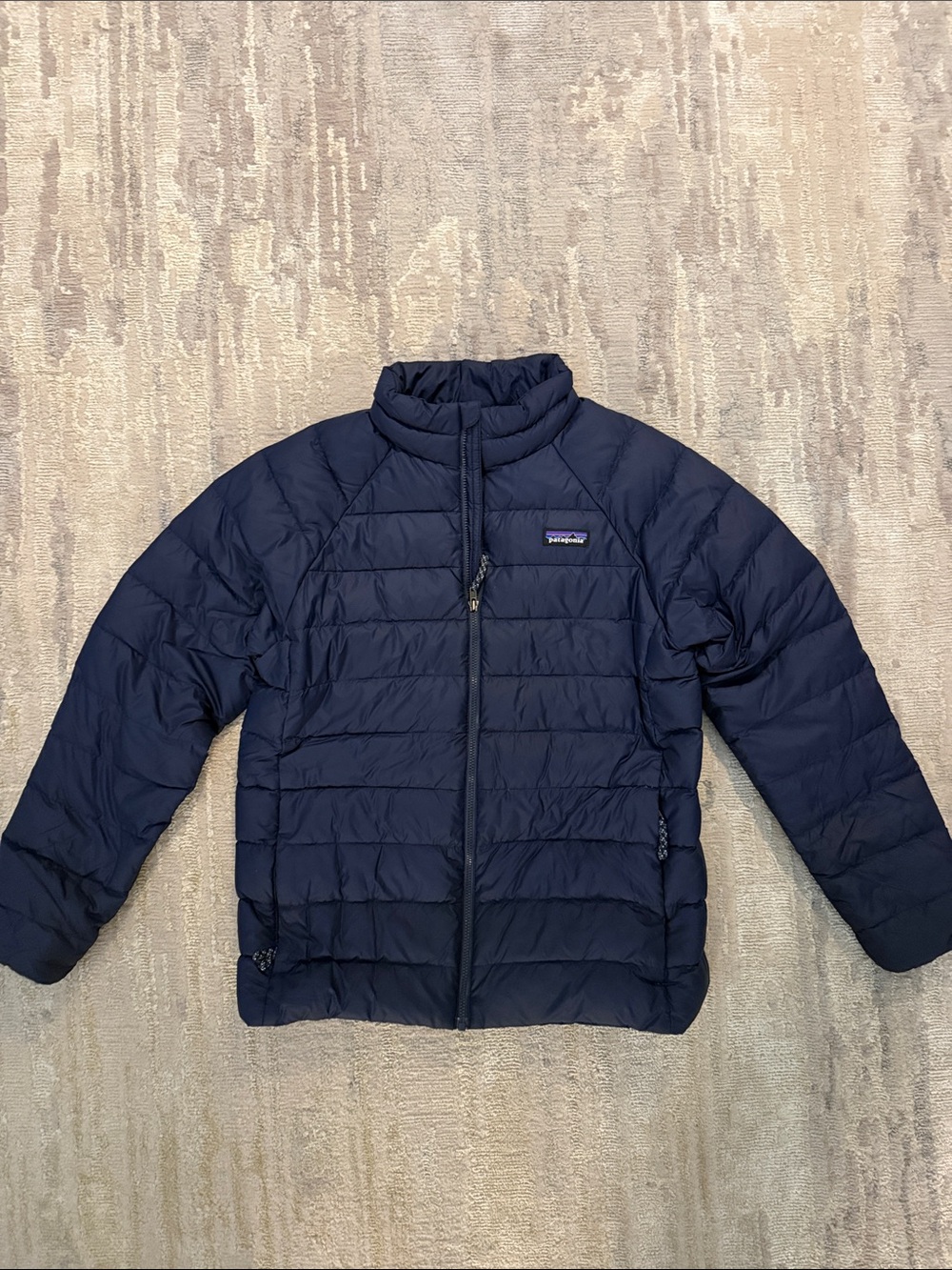 Patagonia Navy Blue Kids Puffer Jacket